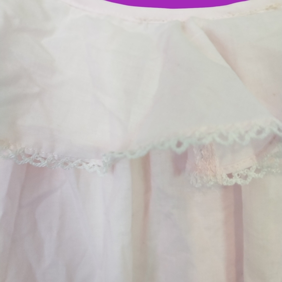 NWT Laura Ashley small pale rose ruffled collar who is embroidered edging - Picture 7 of 16